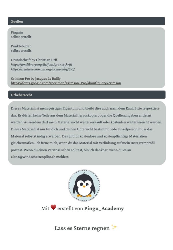 Kernaufgaben Punktfelder