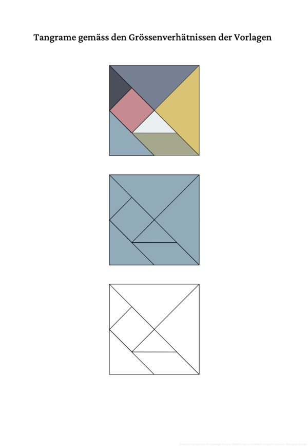 p3 Tangram-Legespiel